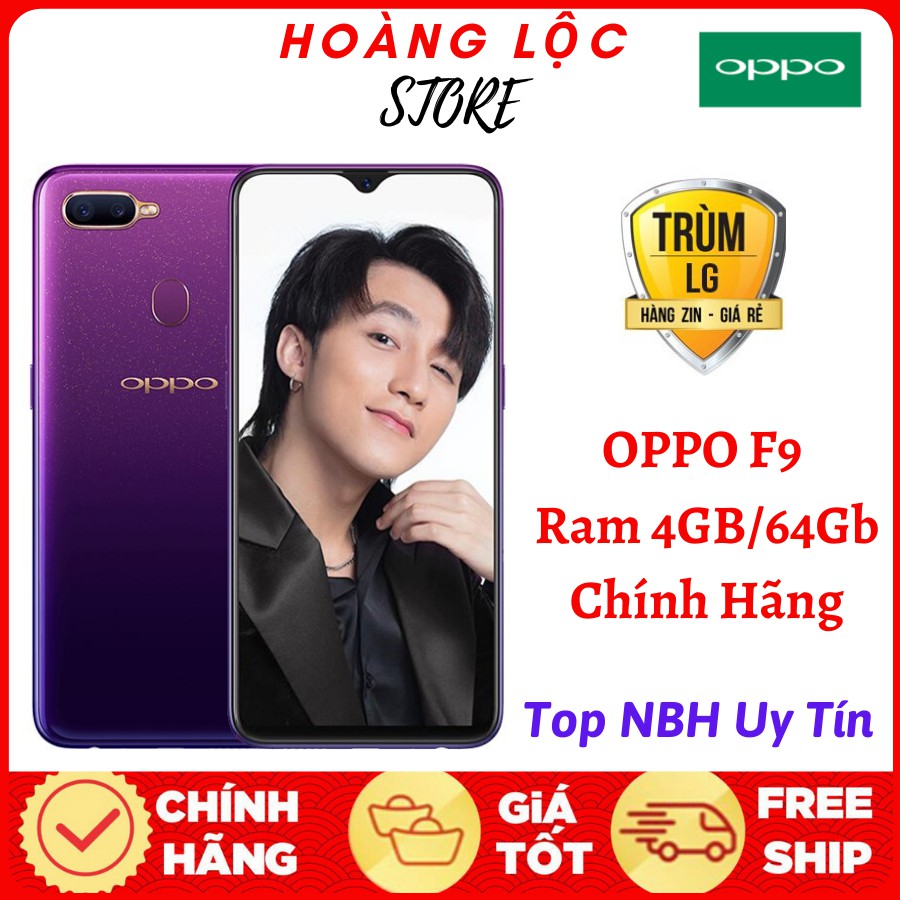 Điện Thoại Oppo F9 Ram 6Gb chơi LIÊN QUÂN-PUBG-FREE FIRE ngon