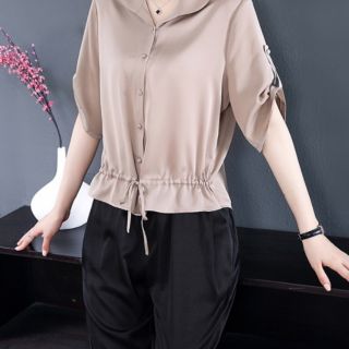 Áo phi satin tay lỡ tuyệt vời