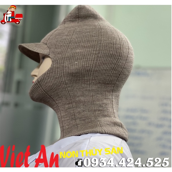 NÓN LEN KHO LẠNH MÀU KEM _ HÌNH CHỤP THẬT