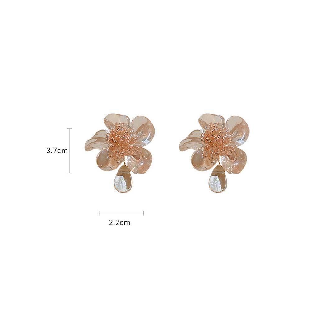 Bông Tai Dạng Kẹp Bằng Acrylic Phong Cách Hàn Quốc Thời Trang Cho Nữ