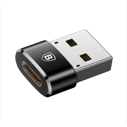CHÍNH HÃNG Đầu chuyển OTG USB Type C sang USB Full size Baseus CATJQ-B01 CAAOTG-01 Đầu Chuyển Đổi USB Sang TypeC