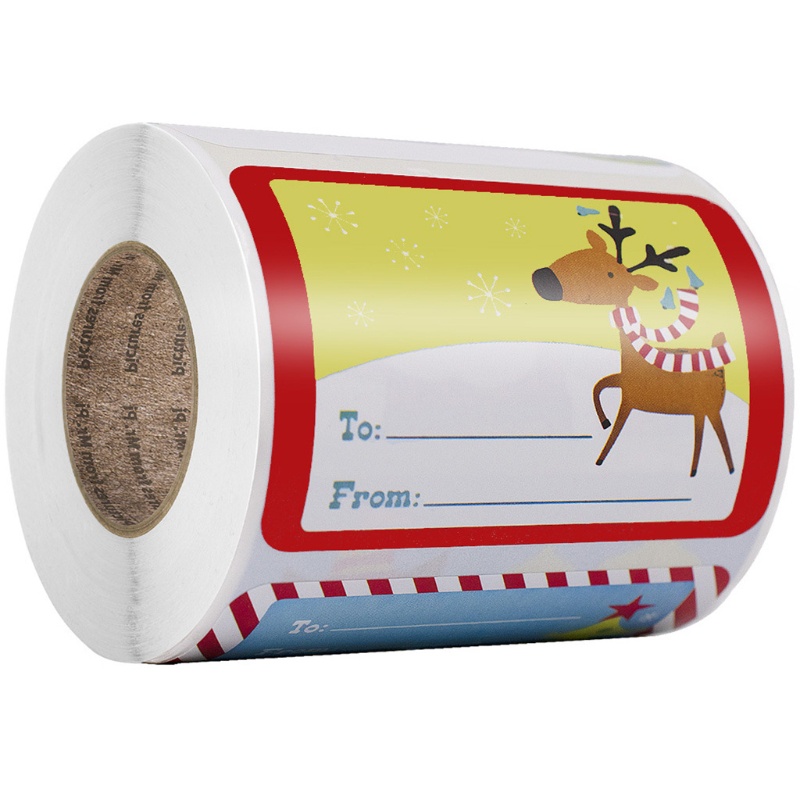 250 Nhãn Dán Trang Trí Giáng Sinh Nhiều Kiểu Dáng