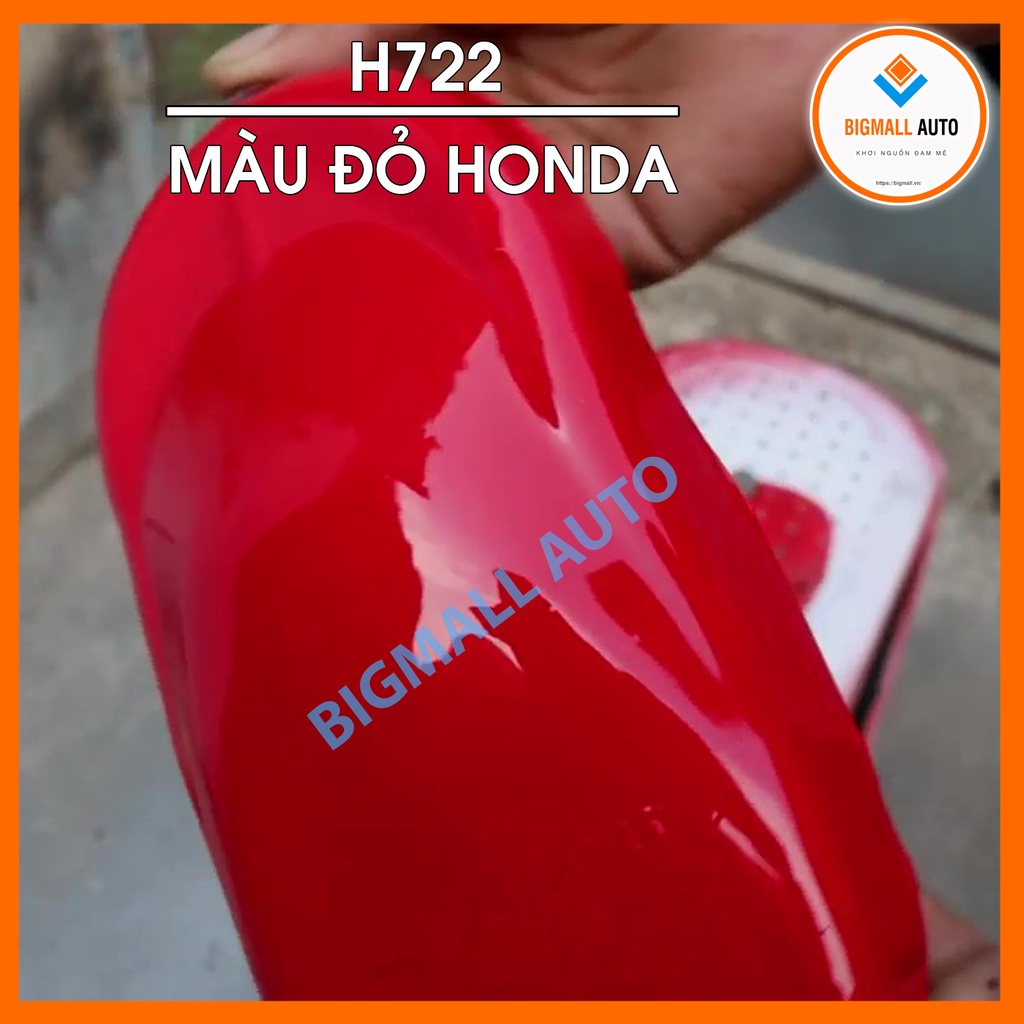 Sơn Samurai màu đỏ Honda H722 - chai sơn xịt chuyên dụng