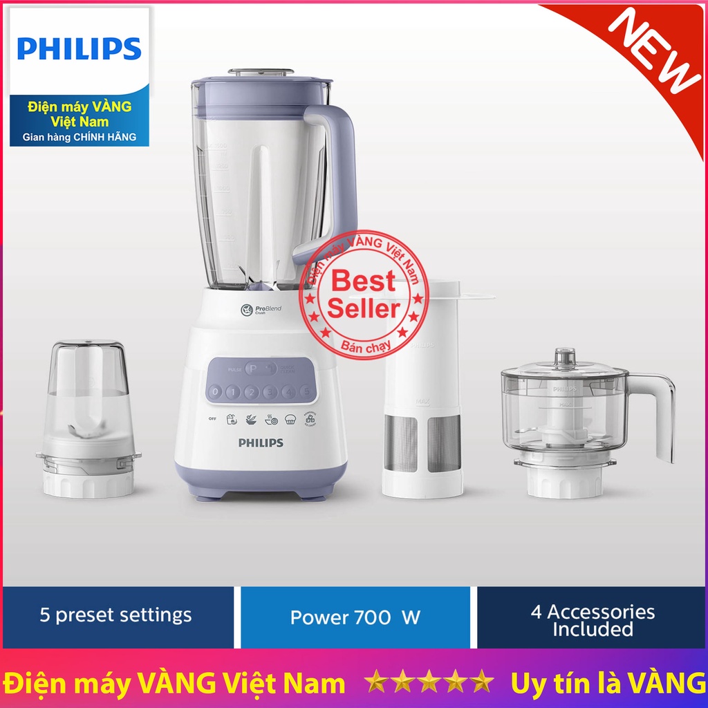 Máy xay sinh tố Indonesia Philips HR2118 và HR2223 hãng phân phối