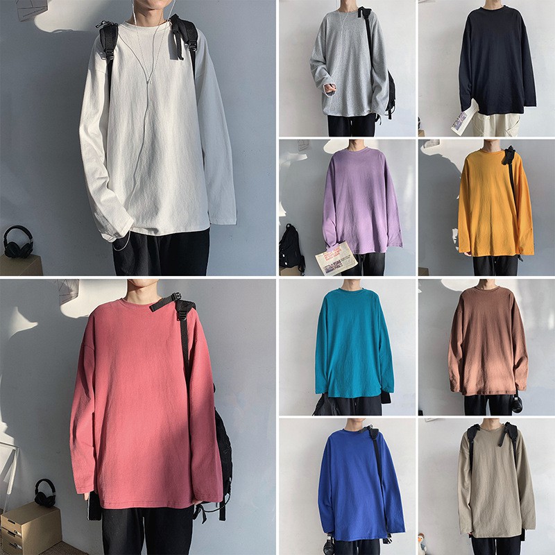 Áo Thun Tay Dài - Nam Nữ Long Tee Unisex Phong Cách Hàn Quốc Chất Cao Cấp