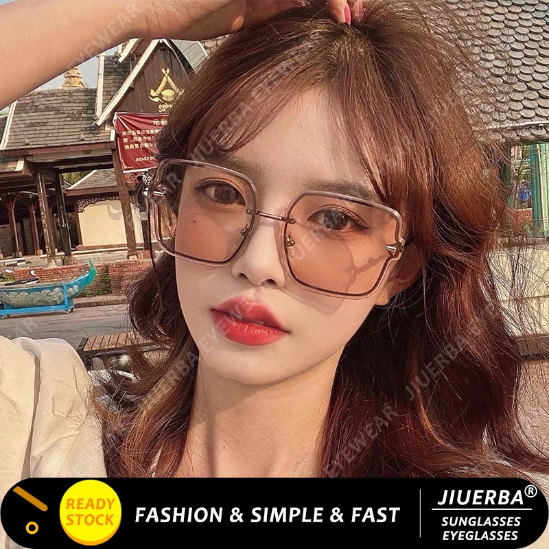 (JIUERBA) Kính Râm Thời Trang Không Gọng Chống Tia UV