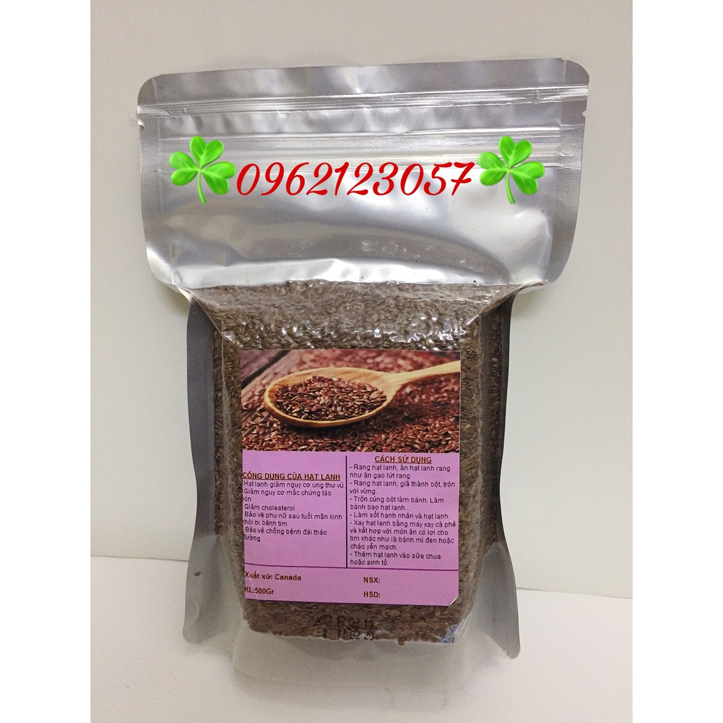 Hạt Lanh Canada 500g - hạt lanh