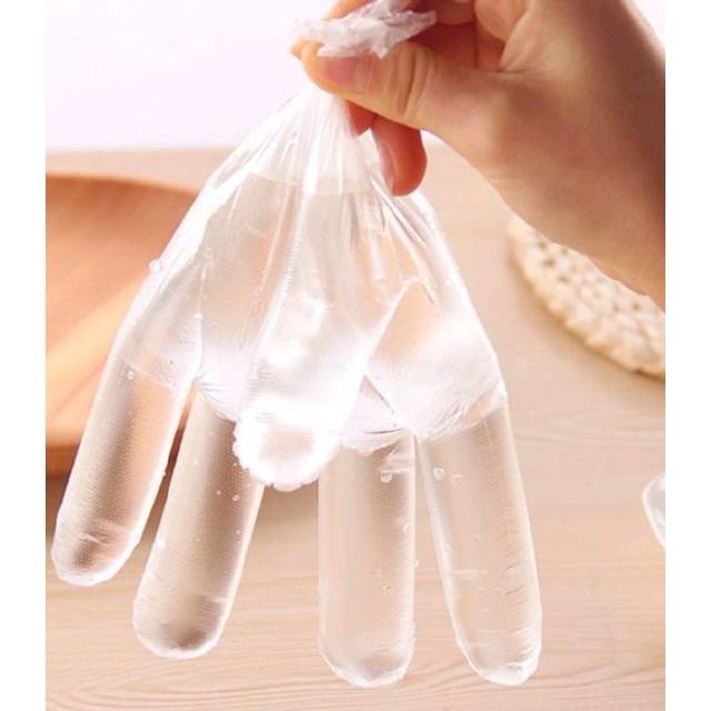 Hộp 100 Chiếc Găng Tay Nilon Dùng 1 Lần