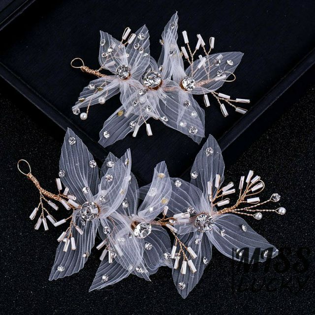 Phụ kiện cài tóc cô dâu