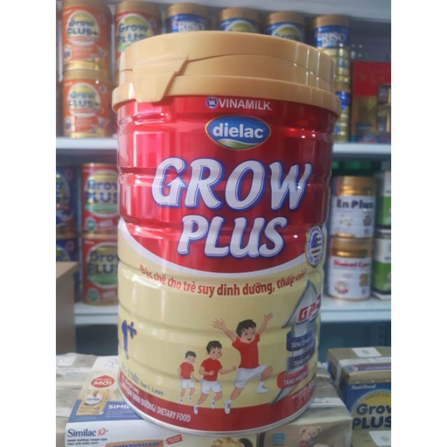 Sữa bột Vinamilk Dielac Grow Plus 1+ 900g cho trẻ suy dinh dưỡng thấp còi