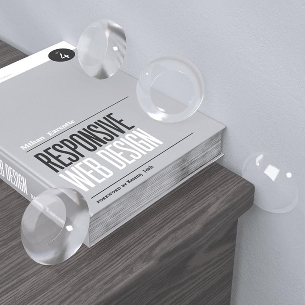 MOCHO Miếng Chặn Cửa Bằng Silicone Hình Tròn Không Đục Lỗ