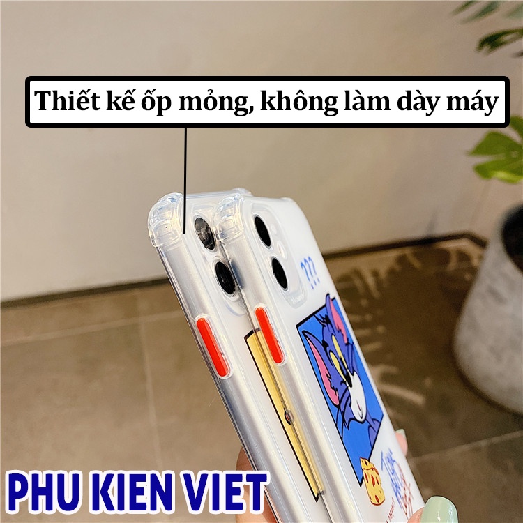 Ốp lưng iphone Tom & Jerry chống sốc 4 góc 5/5s/6/6plus/6s/6splus/7/7plus/8/8plus/x/xr/xs/11/12/pro/max/plus/promax | BigBuy360 - bigbuy360.vn