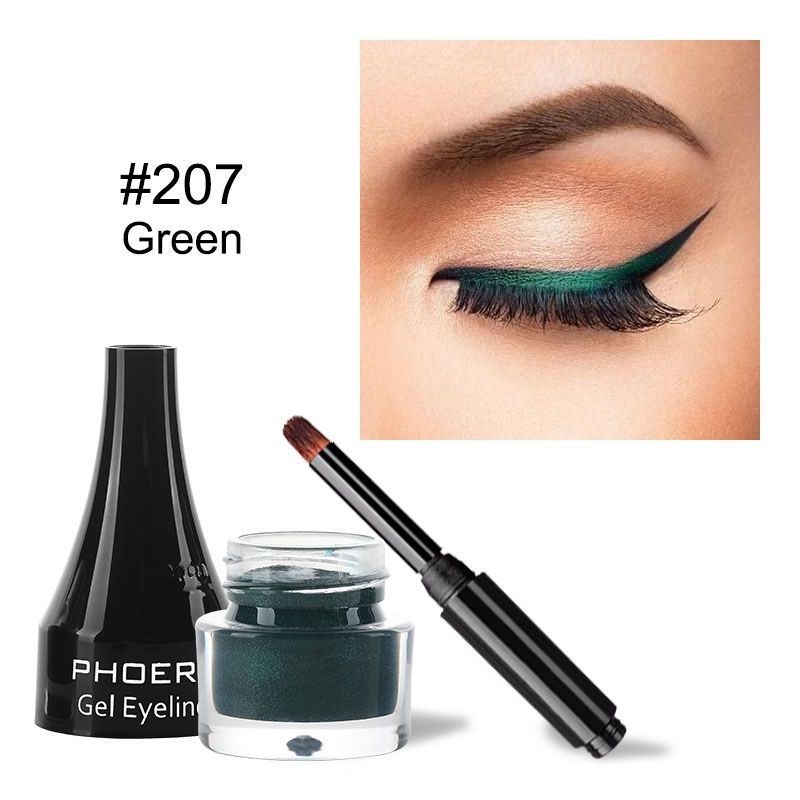 Bút Kẻ Mắt Dạng Gel Lì Tự Nhiên 10 Màu Tùy Chọn Nhanh Khô/ Không Thấm Nước Và Lâu Trôi