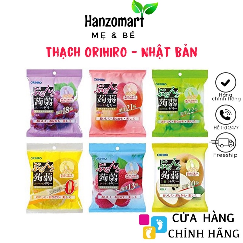 Thạch hoa quả Orihiro Nhật Bản