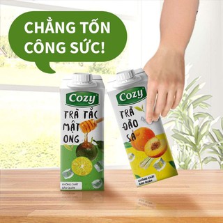 Trà sữa Cozy Moment đào 225ML