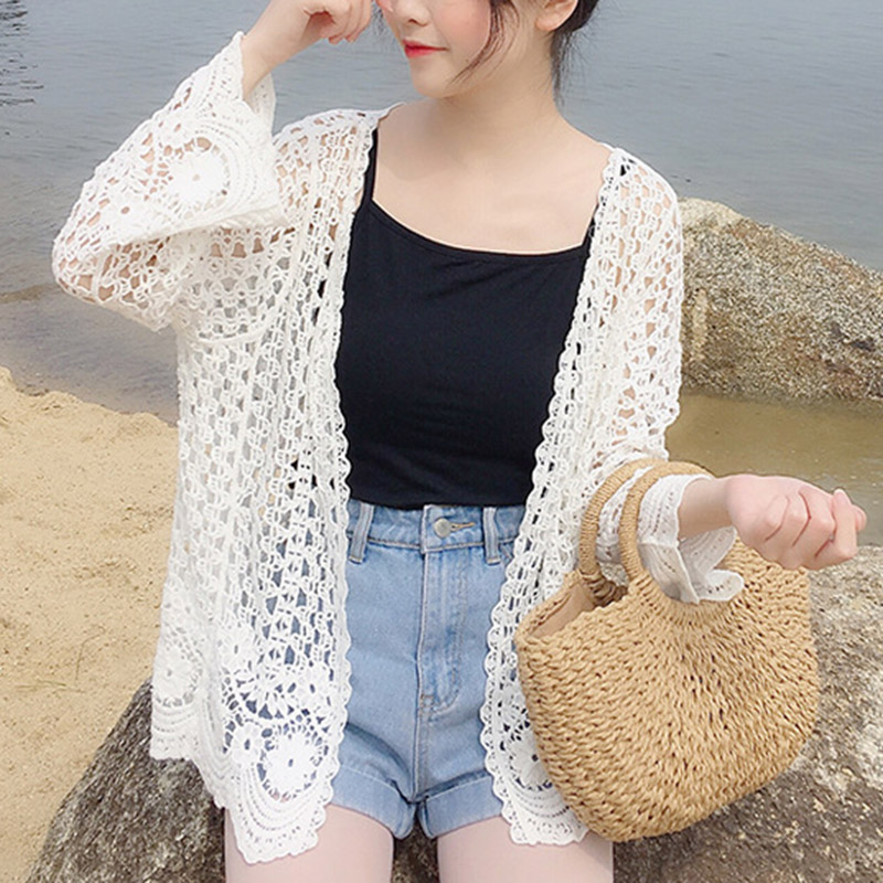 Áo Khoác Cardigan Tay Dài Phối Ren Thời Trang Cho Nữ | WebRaoVat - webraovat.net.vn