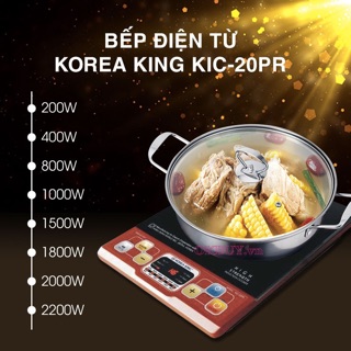 Bếp điện từ korea king KIC-20PR