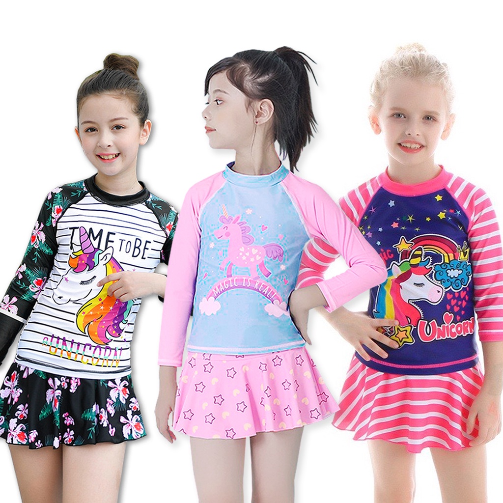 Đồ bơi bé gái tay dài