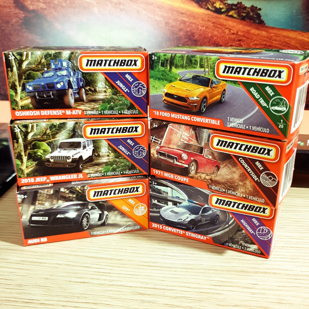 Xe Mô Hình Matchbox tỉ lệ 1/64 - Xe Match Box Sưu Tầm Ford Mustang - Mini Cooper - Audi - Beetle - Aust Shop Hobby