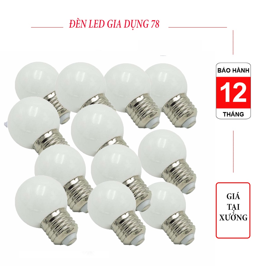 Bóng Đèn Led Búp Chanh 1W Giá Tốt, Bóng Led Trang Trí Nội/Ngoại Thất
