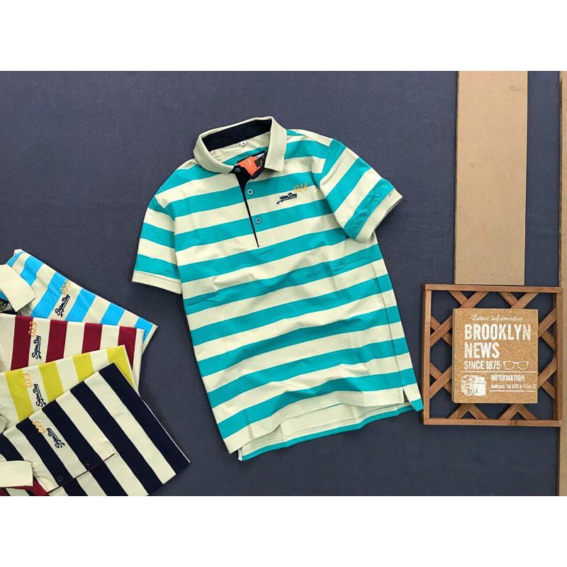 Áo phông nam suông có cổ cao cấp thơi trang nam Liyor - BDATCS3009