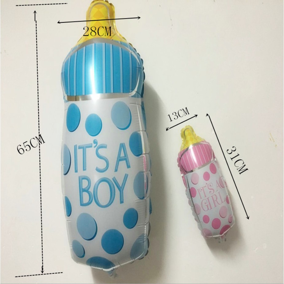 Bóng bay tráng nhôm Bình sữa 75*28Cm, bóng bay hình Bình sữa