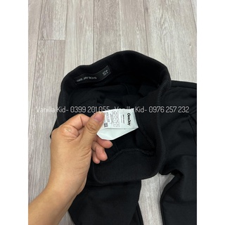 Quần nỉ GR đen chữ trắng