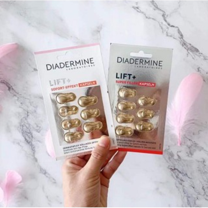Viên nang dưỡng da collagen Diadermine Lift Sofort Effekt giảm nếp nhăn - Shop Viloet