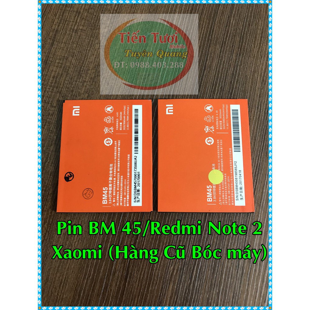 Pin BM45-Redmi Note 2 -Xiaomi (cũ)