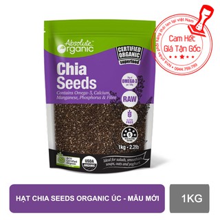Hạt Chia Tím Seeds Organic úc - Mẫu Mới 1kg