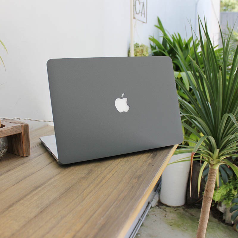 (Mới nhất) Combo Ốp Macbook, case macbook Màu Xám + Phủ Phím Đen cho macbook đủ dòng-Chống va đập, trầy xước