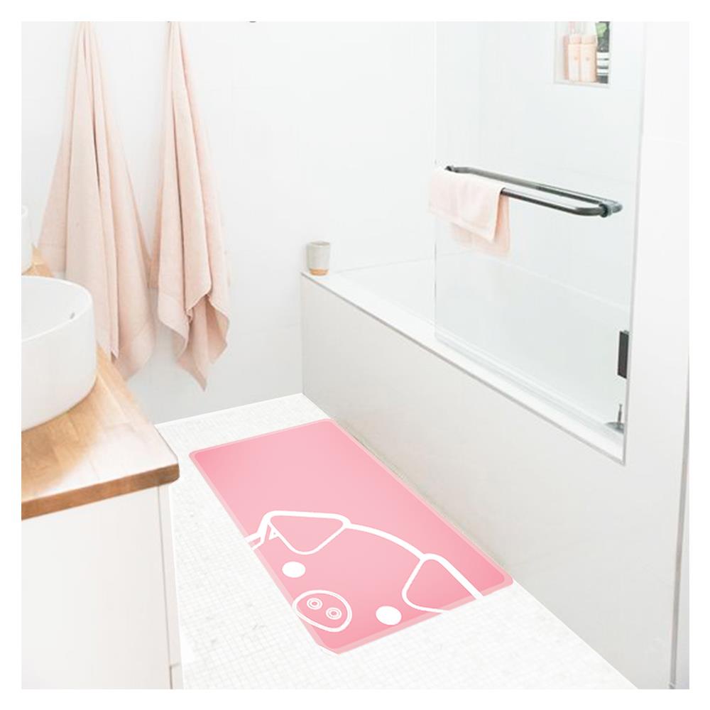 HomeBase MOYA Thảm trang trí nhà tắm PVC BMPIG W69xD0.12xH39 Cm màu hồng