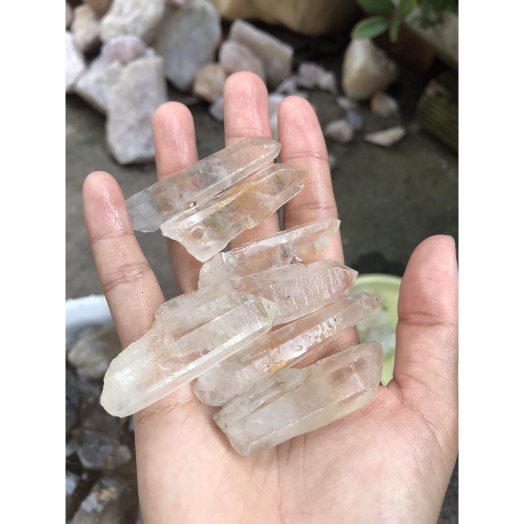 TINH THỂ STONE PHA LÊ TỰ NHIÊN TRONG SUỐT PHONG THỦY NĂNG LƯỢNG