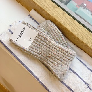 BLINK BLINK KNIT - Tất vớ len cao cổ nữ có kim tuyến lấp lánh, nhập khẩu Hàn Quốc