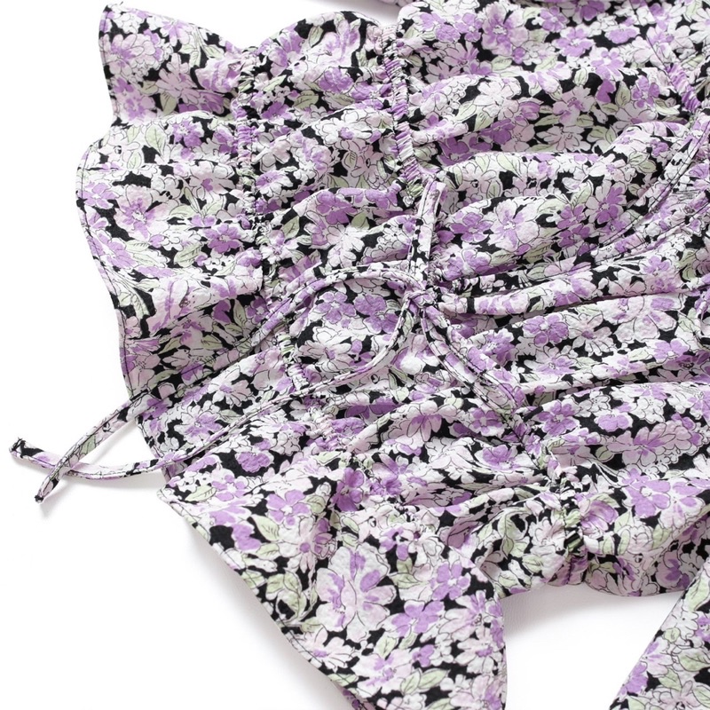 Áo Hoa Nhí Tay Dài Phồng PRI • Storenyy