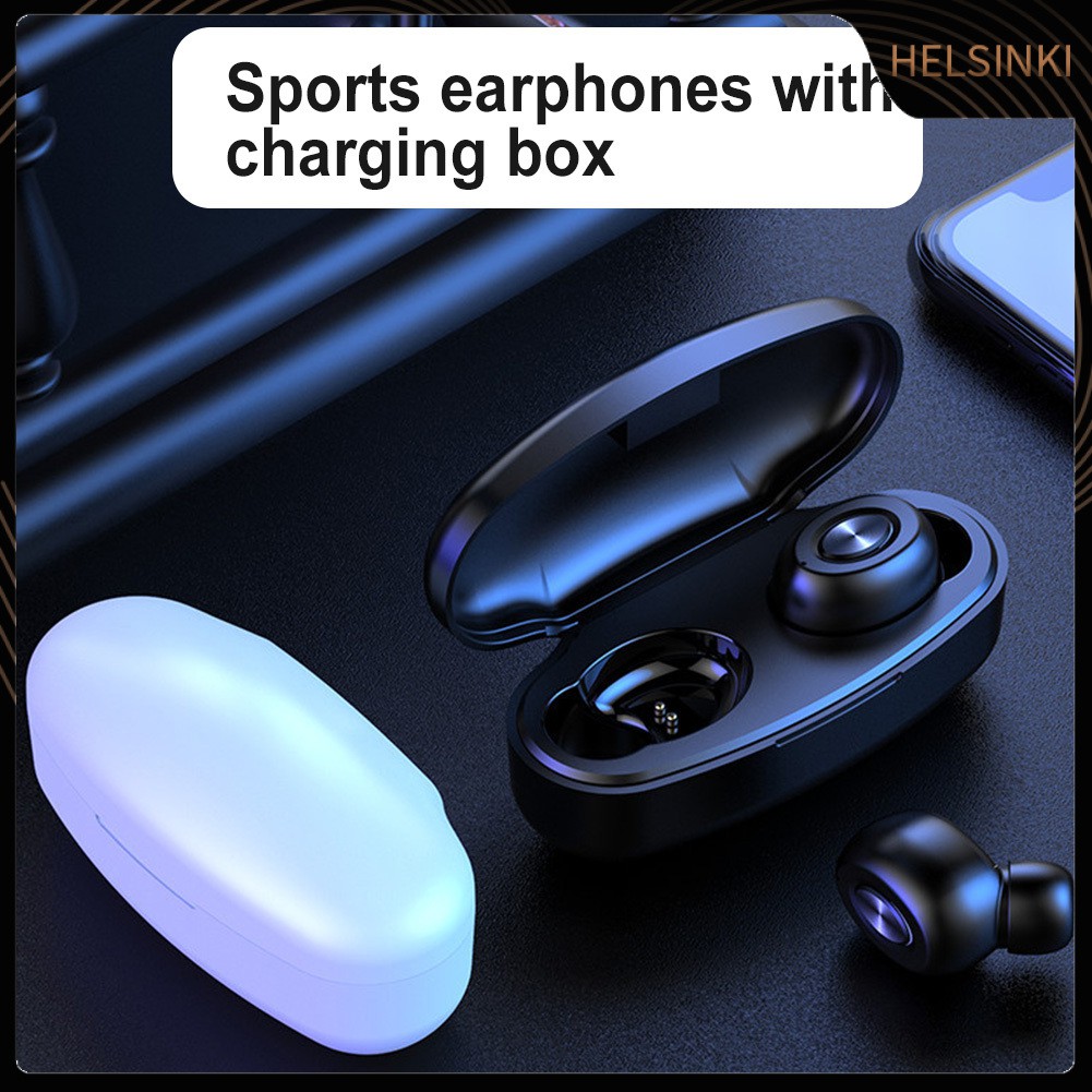Tai Nghe Bluetooth 5.0 Hel + X18-tws Kèm Hộp Sạc