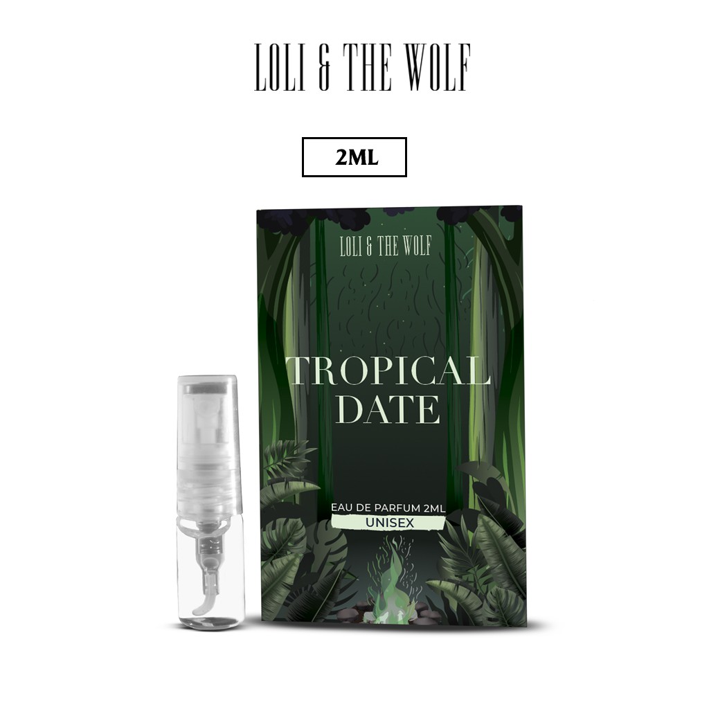 Nước hoa nữ thơm lâu chính hãng Tropical Date Eau De Parfum chai 2ml nhỏ gọn, tiện dụng - LOLI & THE WOLF