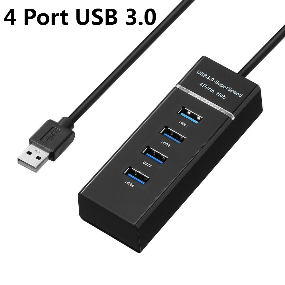 Hub Chia 4 Cổng Usb 3.0 Tốc Độ Cao Với 4 Cổng Usb 3.0