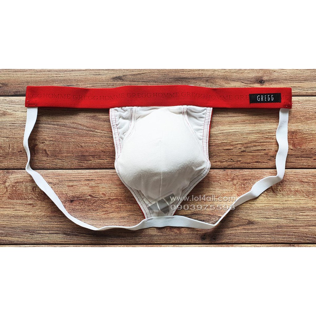 [CHÍNH HÃNG] Quần lót nam Gregg Homme 55834 Basixx Push-Up Jockstrap White