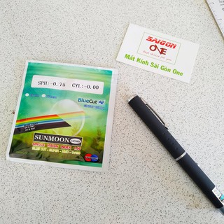 Tròng Kính Blue Cut Ngăn Ánh Sáng Xanh ̣( Video Test )