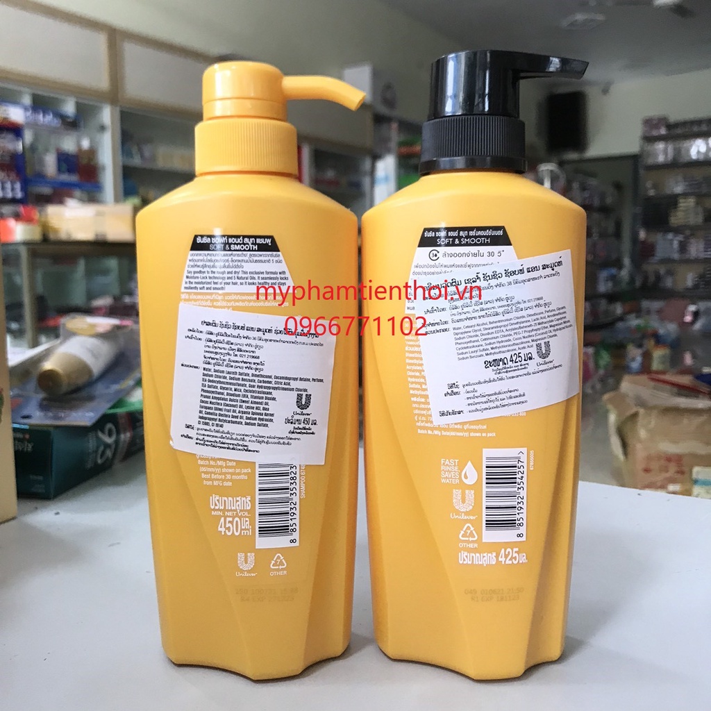 Sunsilk Bộ Dầu Gội Xả Thái 400+400ml Vàng Siêu Mượt