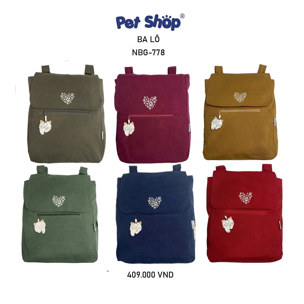 [PETSHOP] BALO CHẤT LIỆU COTTON CAO CẤP THƯƠNG HIỆU PETSHOP NBG-778