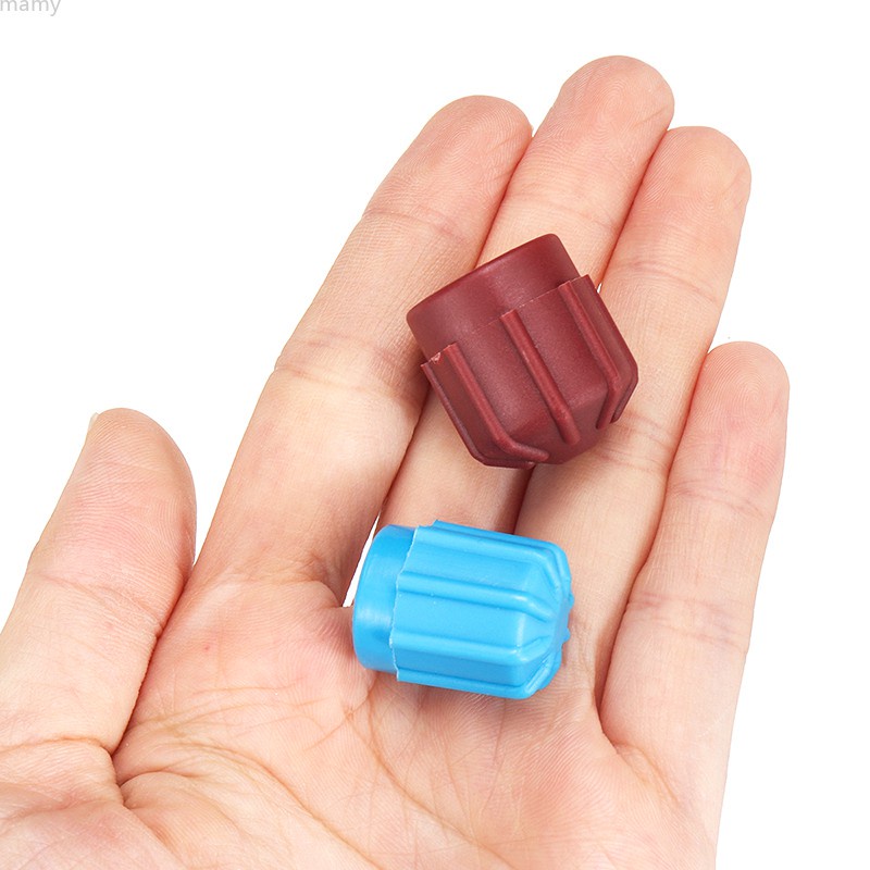 Set 2 nắp đậy van điều hòa không khí điện áp cao và thấp R134A A/C thích hợp cho xe hơi