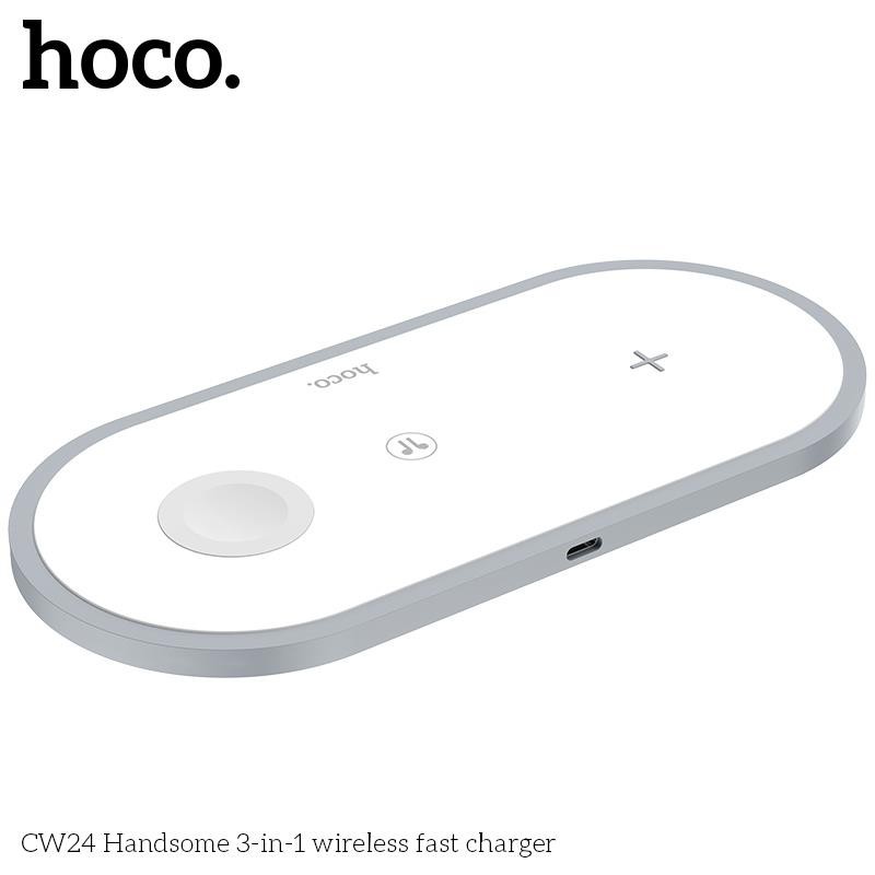 Cáp Hoco U69 Lightning 2 trong 1 (Iphone-Apple watch) - Kèm bộ sạc không dây - BH 12 Tháng chính hãng