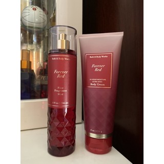 BILL US -  Bộ sản phẩm set 2 chai Forever red fullsize của Bath and body works