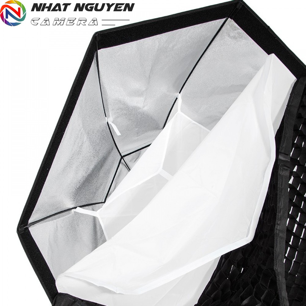 Softbox Godox 95cm kèm tổ ong - Softbox bát giác 95 cm kèm tổ ong