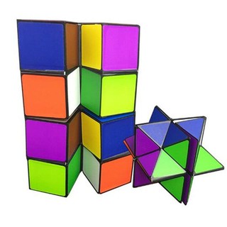 Infinity Cube Toy Magic Unlimited Fold Cube with Triangular Accessory Inside Toy