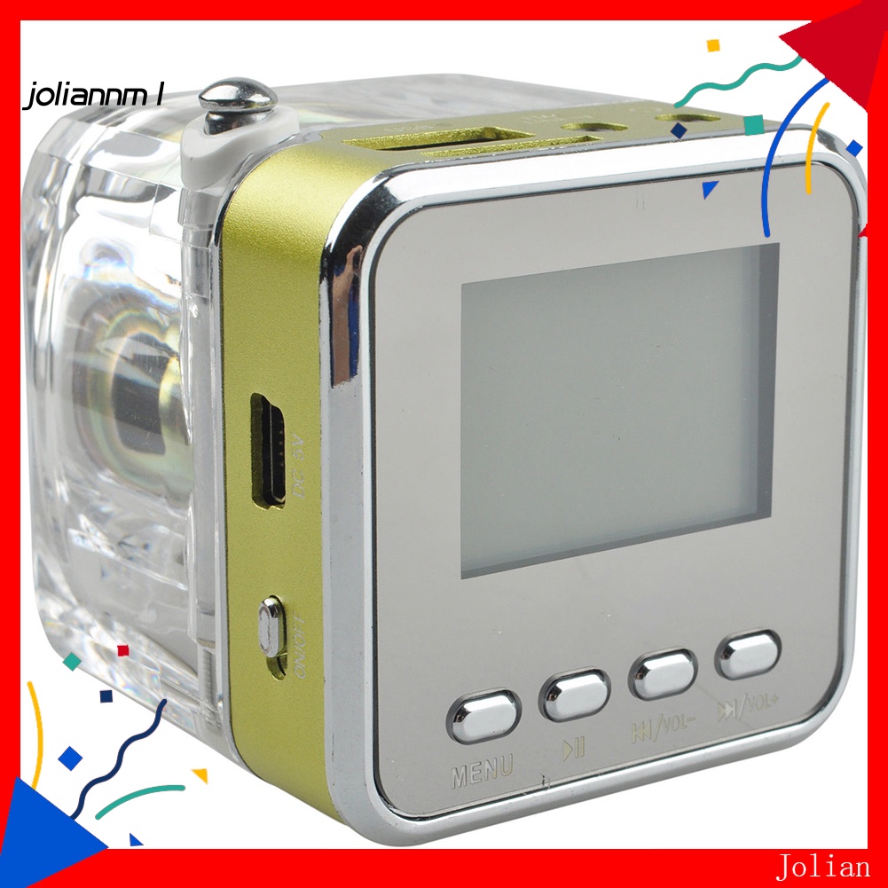 Loa Nghe Đài FM/Đài Radio Mini Có Màn Hình LED Cổng Cắm USB