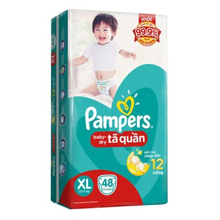 Bỉm tã quần pampers đủ size m60, l54, xl48