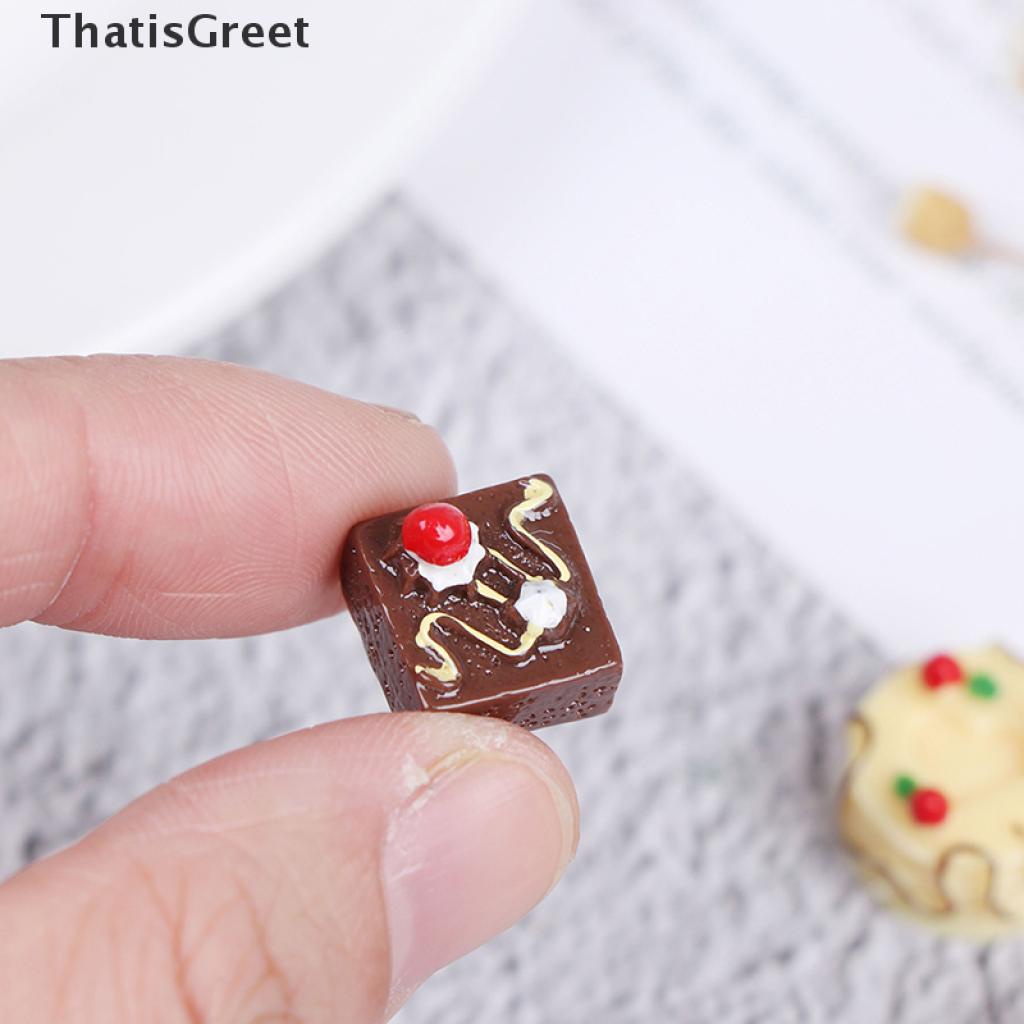Bộ 5 Mô Hình Bánh Socola Mini Trang Trí Nhà Cửa